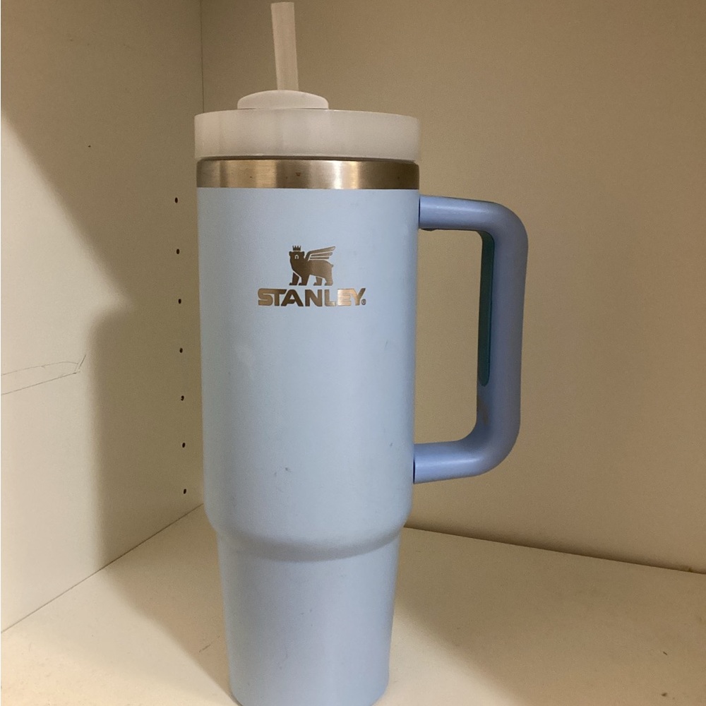 Stanley Light Blue Tumbler with Straw